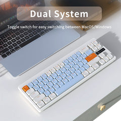 Ajazz AKL680 White (Linear Switch)