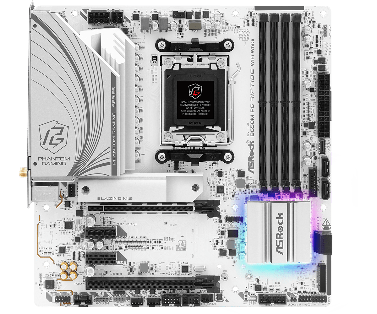 Asrock B650M PG Riptide WiFi (White)