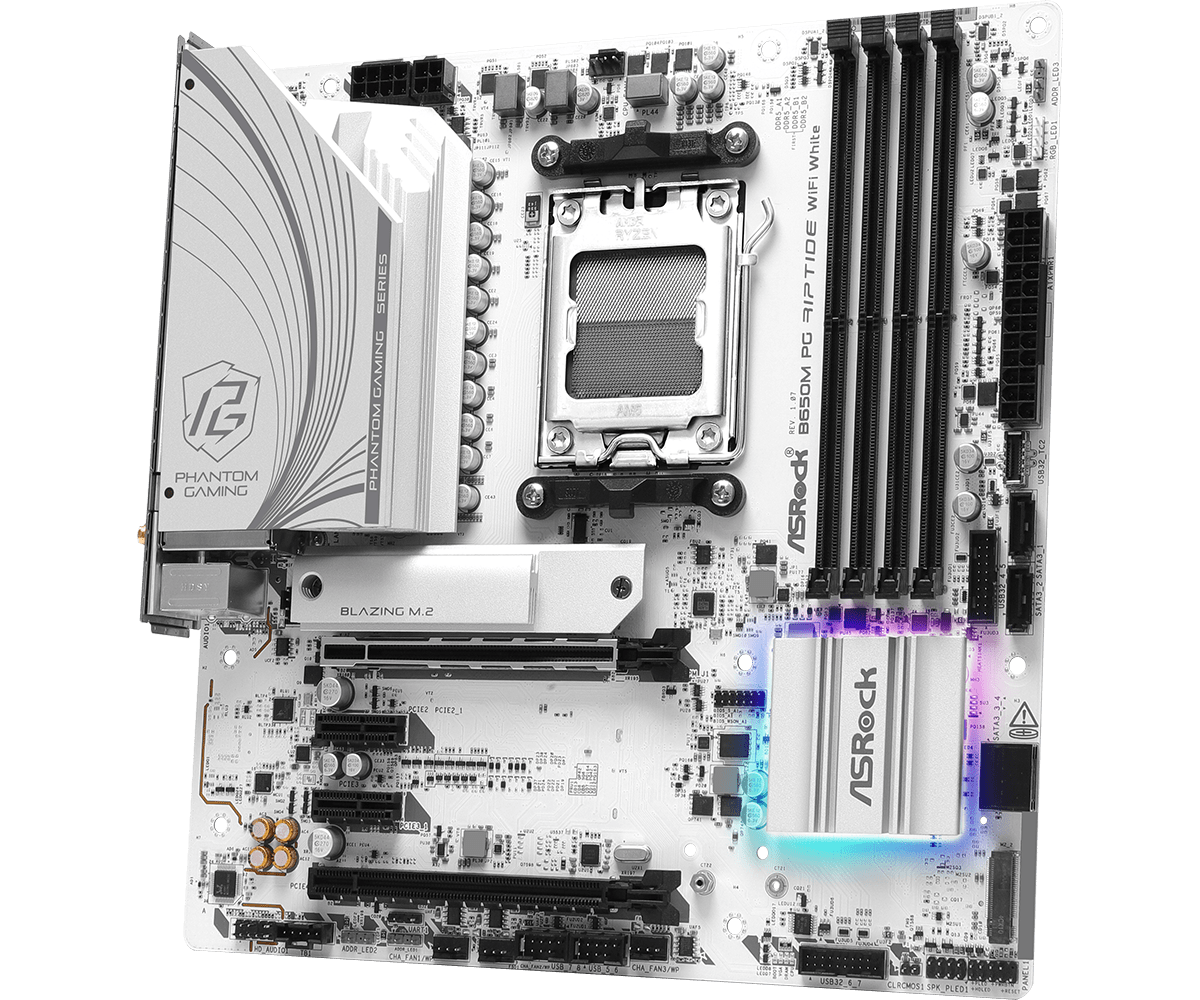 Asrock B650M PG Riptide WiFi (White)