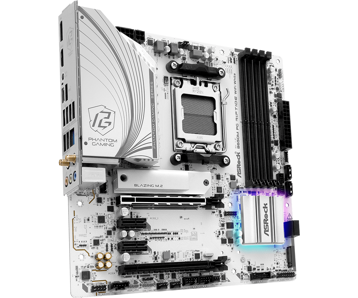 Asrock B650M PG Riptide WiFi (White)