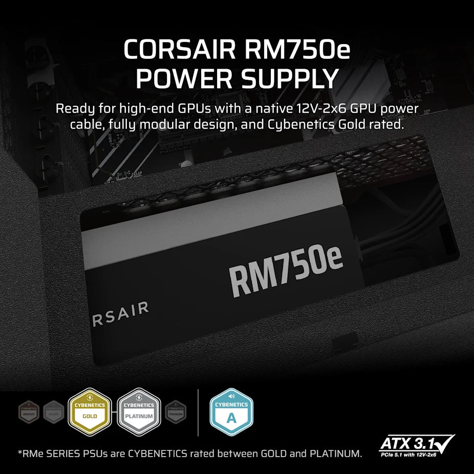 Corsair RM750e PCIe 5.1 (2025)