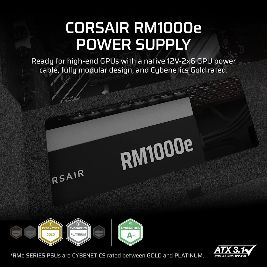 Corsair RM1000e PCIe 5.1 (2025)