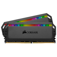 Corsair Dominator Platinum RGB 2 X 16GB C18 3600Mhz DDR4 (Black)