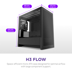 NZXT H3 Flow 2025 (Black)