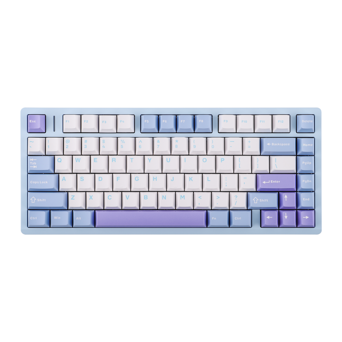 Aula M75 (Light Mist Blue - Flame Purple Switch)