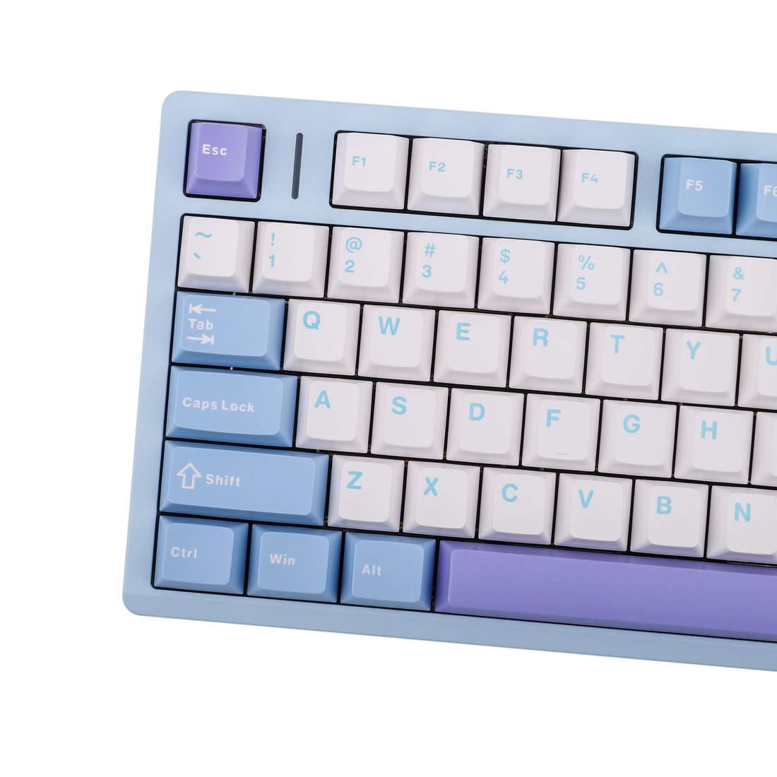 Aula M75 (Light Mist Blue - Flame Purple Switch)