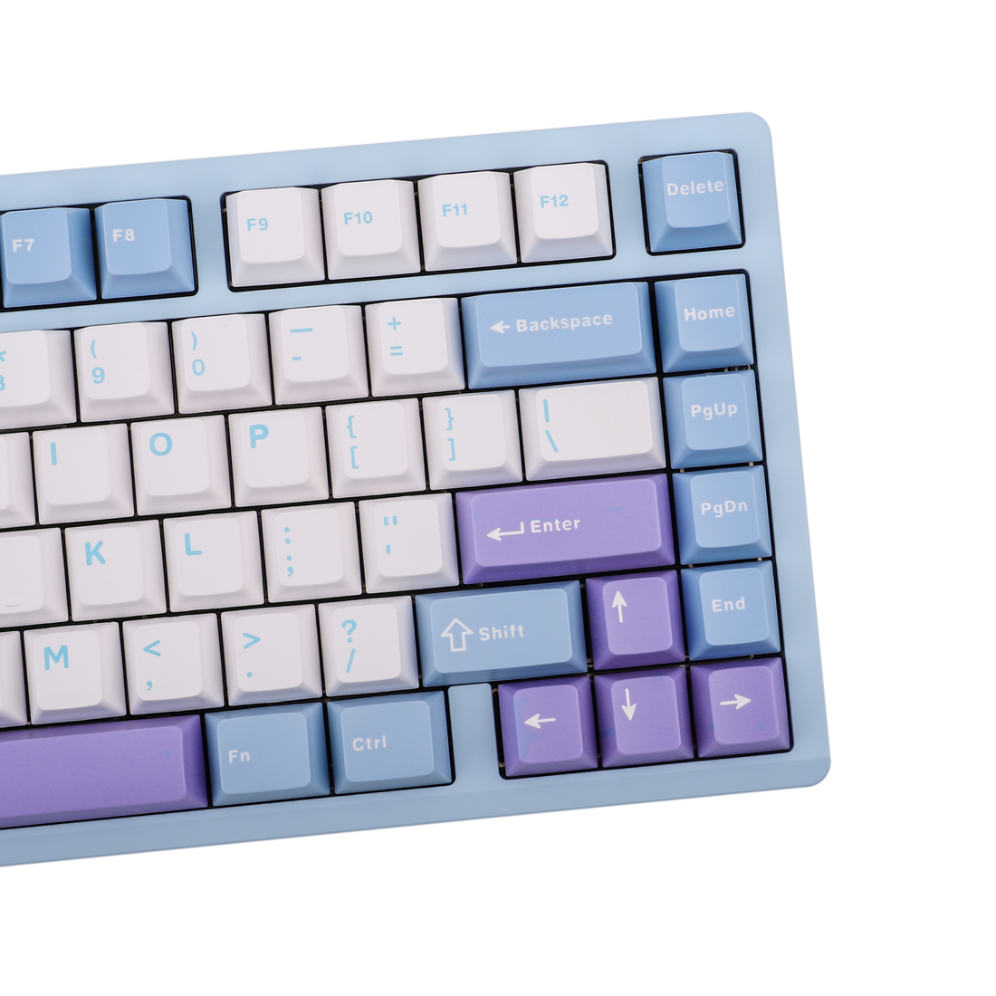 Aula M75 (Light Mist Blue - Flame Purple Switch)