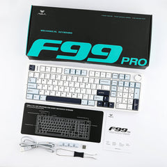 Aula F99 Pro (Smoke Blue Sea Fog - Flame Purple Switch)