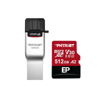 Patriot EP Series 512GB MicroSD DDR200 (with Card Reader)