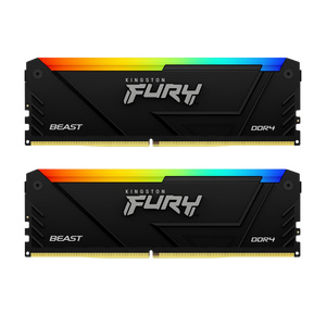Kingston Fury Beast RGB 2 x 8GB 3600Mhz C17 (Black) DDR4