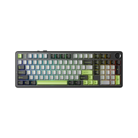 Aula F99 Pro (Black Green - Gray Wood Switch)