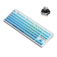 Aula F87 Pro (Azure Star Sea Grey - Gray Wood Switch)