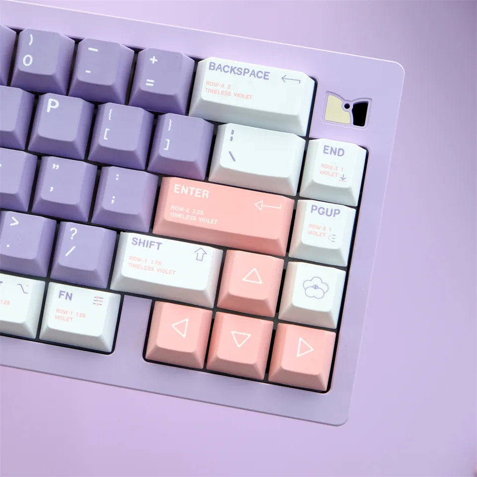 Lilac Colorway Keycaps (Cherry Profile)