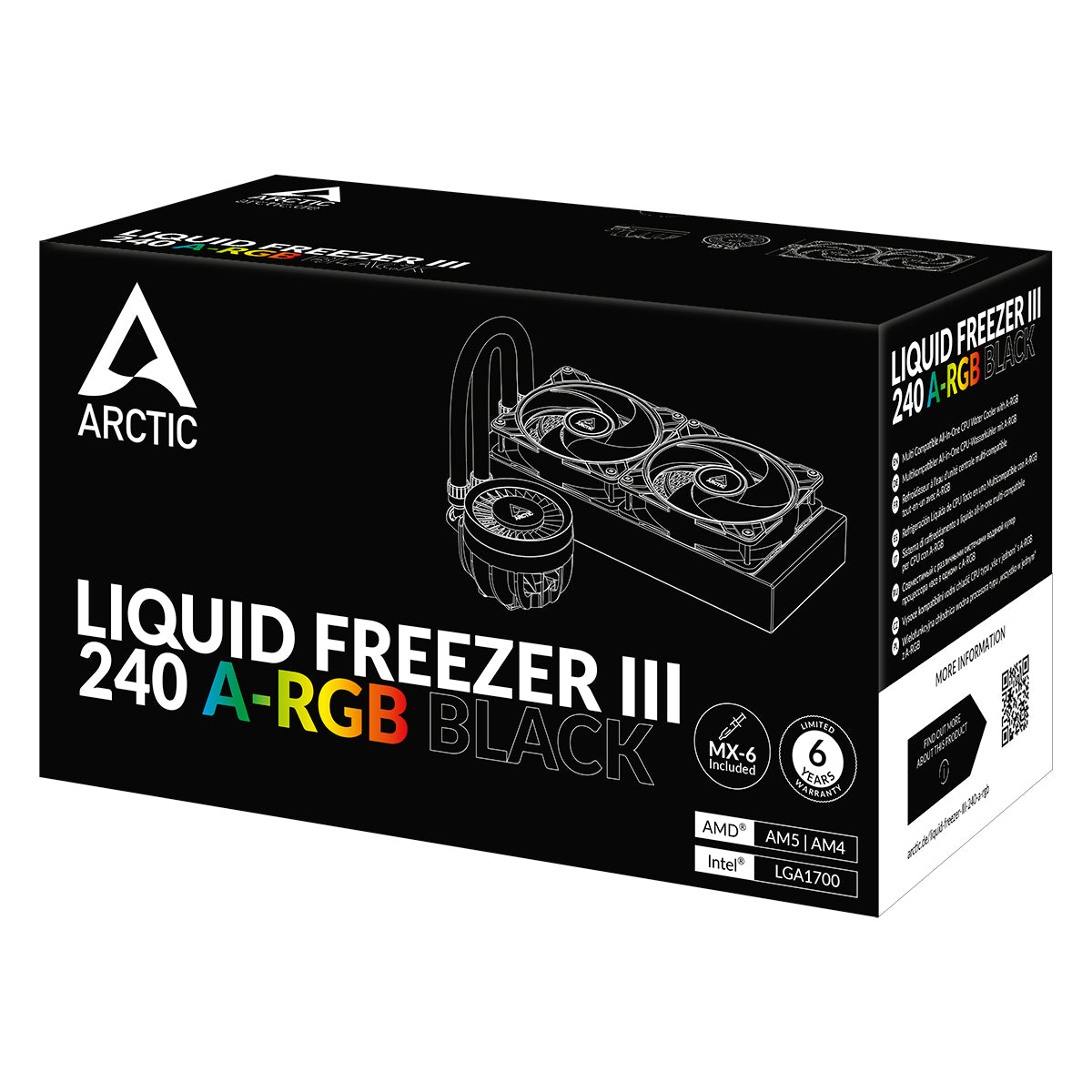 Arctic Liquid Freezer III 240 ARGB (Black)