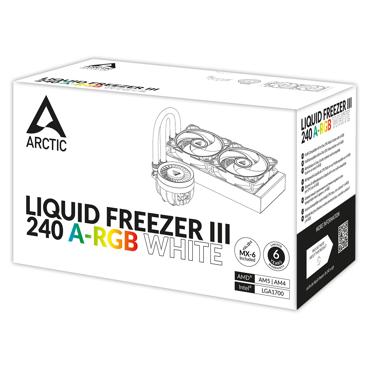 Arctic Liquid Freezer III 240 ARGB (White)
