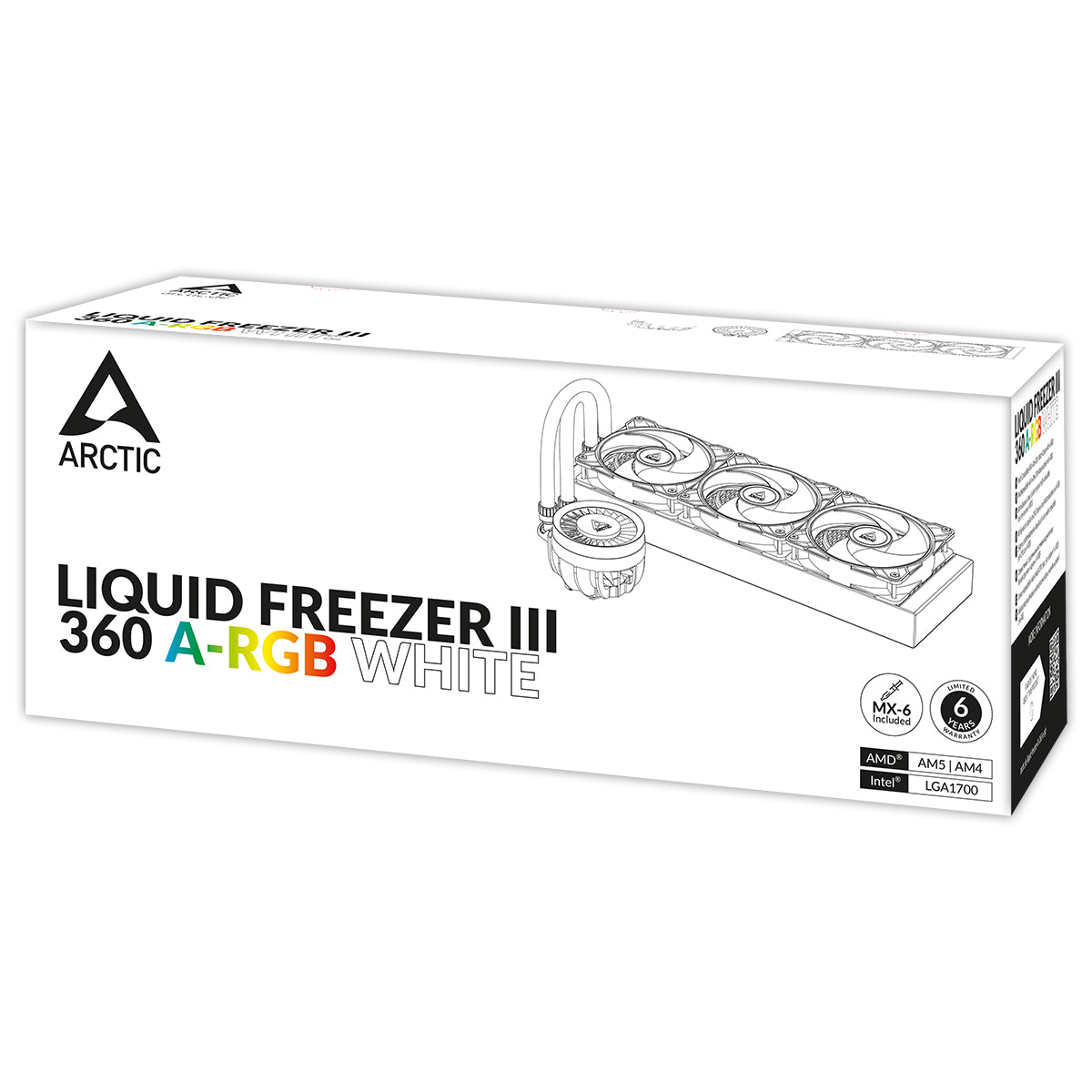 Arctic Liquid Freezer III 360 ARGB (White)
