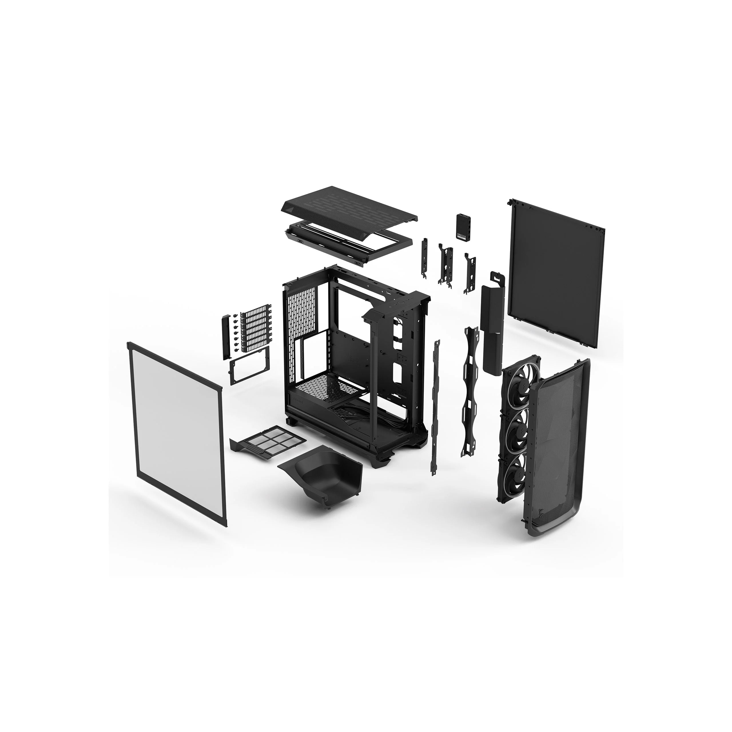 Fractal Design Meshify 3 Ambience Pro RGB TG Light Tint (Black)