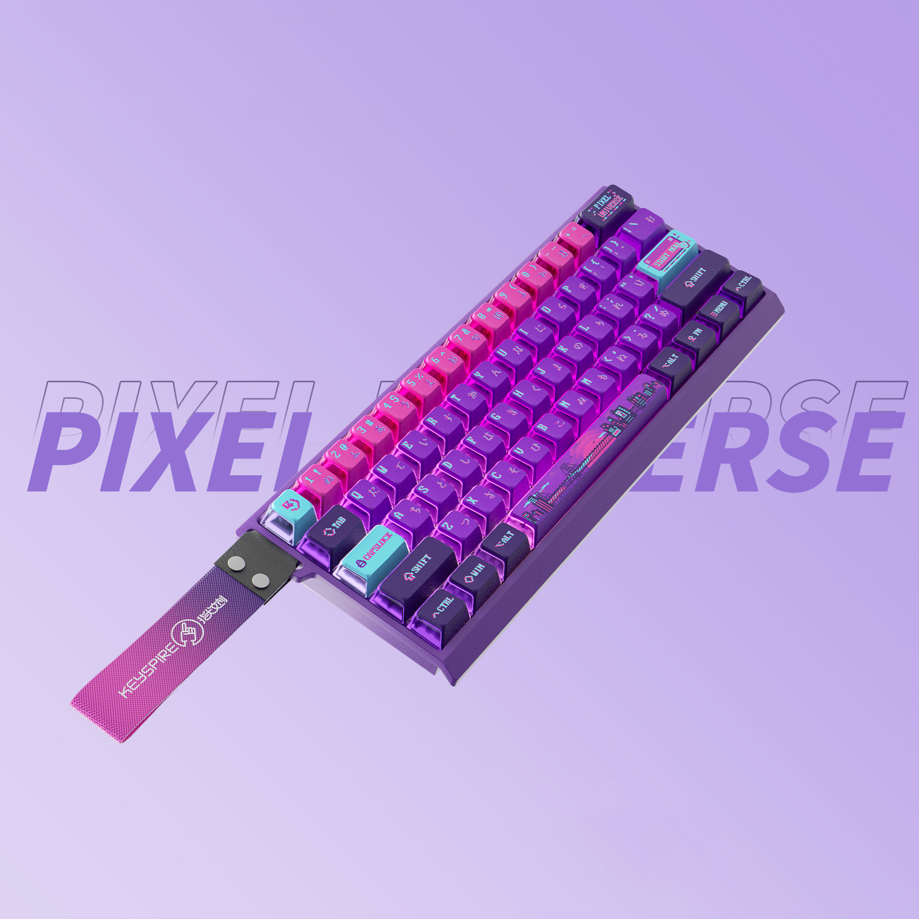 KeyTok Pixel Inverse KOL