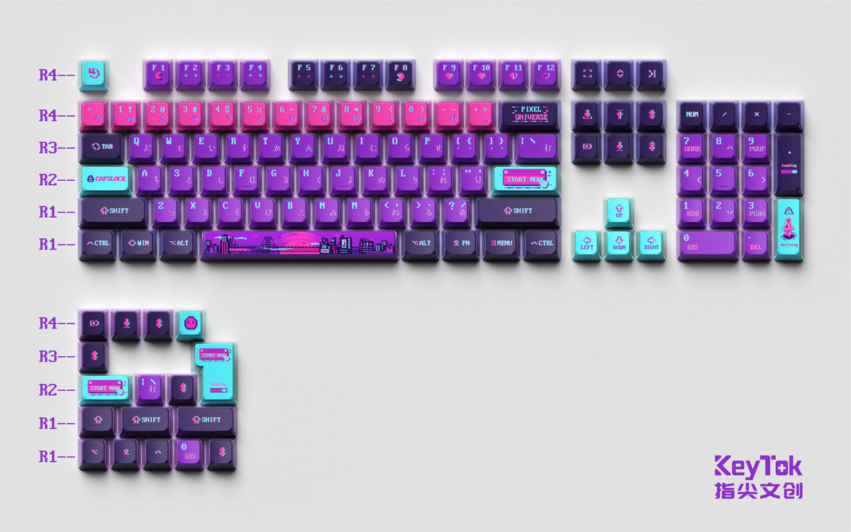 KeyTok Pixel Inverse KOL