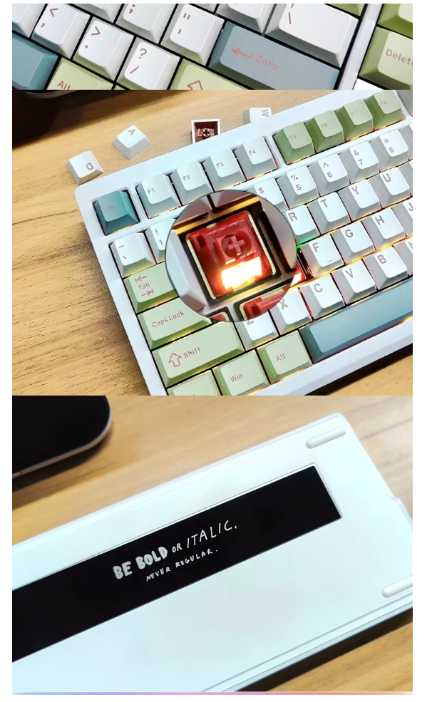 Ajazz QS87 Lite (Hyan Switches - White)