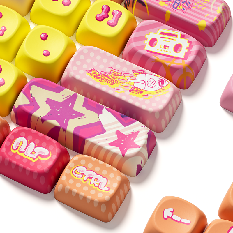 Akko Rainbow Candy Keycap