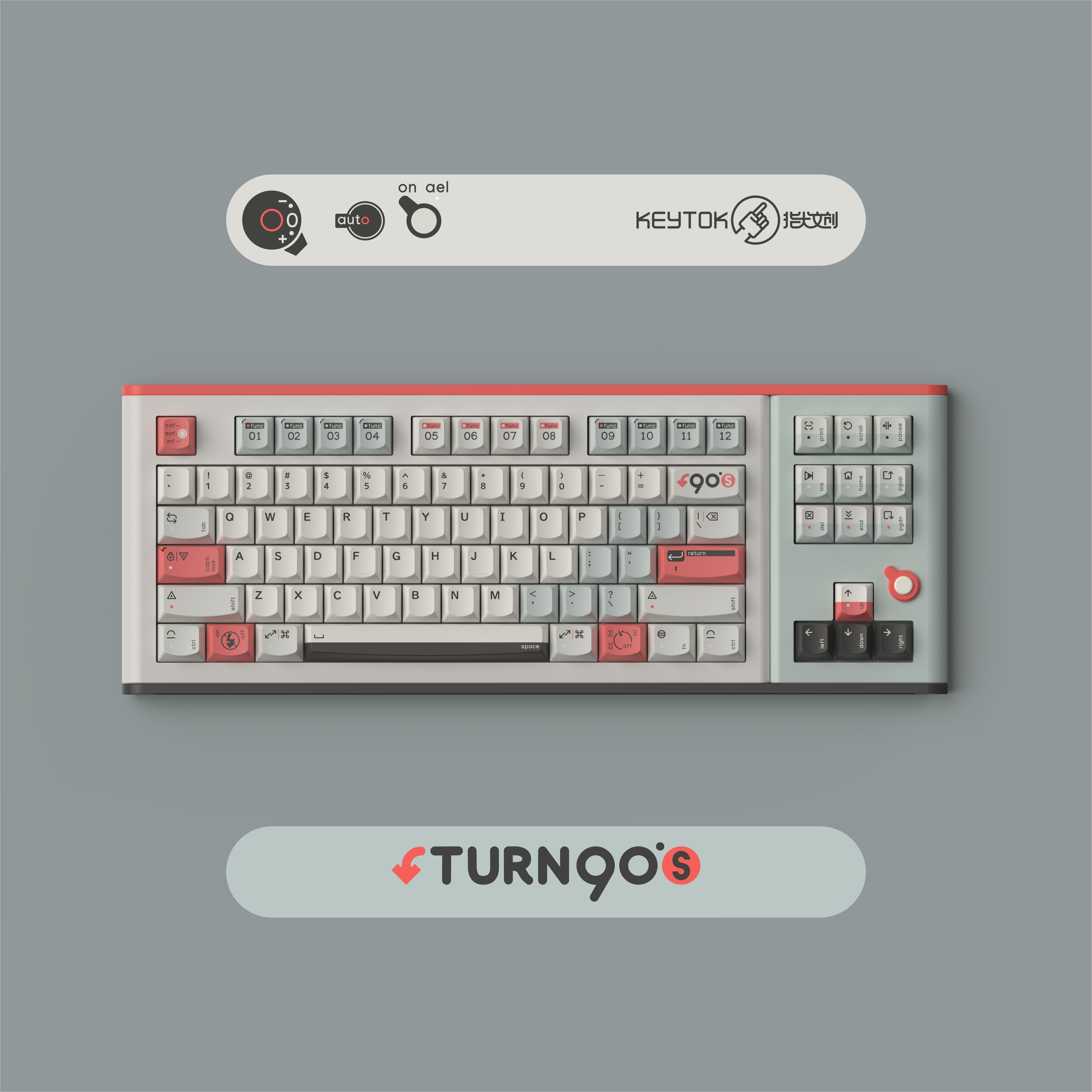 KeyTok Turn to 90's