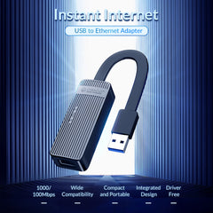 Orico UTK-U3 USB Ethernet Adapter