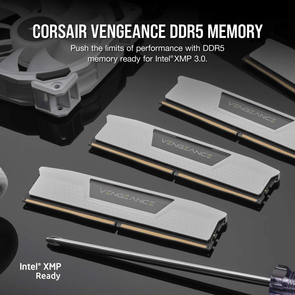 Corsair Vengeance 2 x 16GB DDR5 5200Mhz (White)
