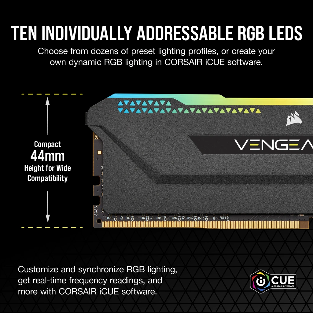 Corsair Vengeance RGB Pro SL 2 X 8GB 3600MHz (Black)