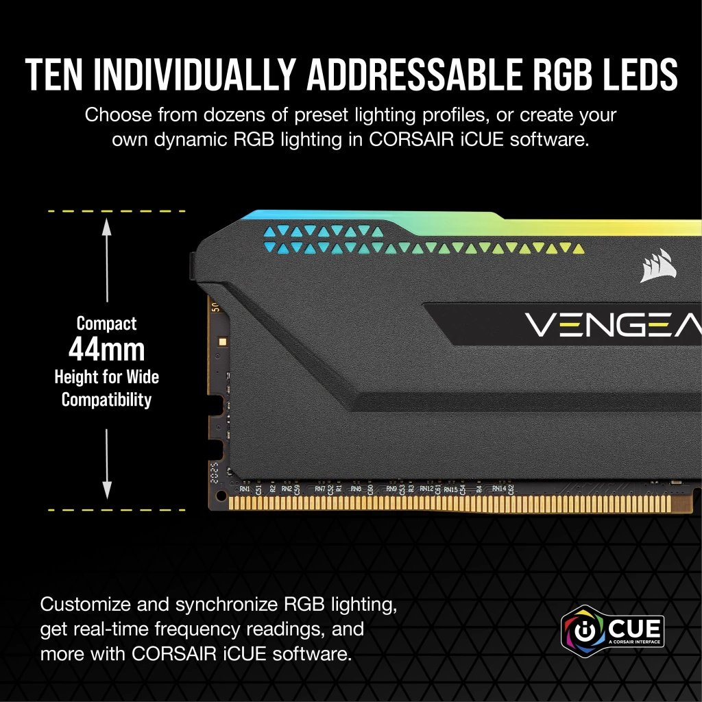 Corsair Vengeance RGB Pro SL 2 x 16GB 3600Mhz (Black)