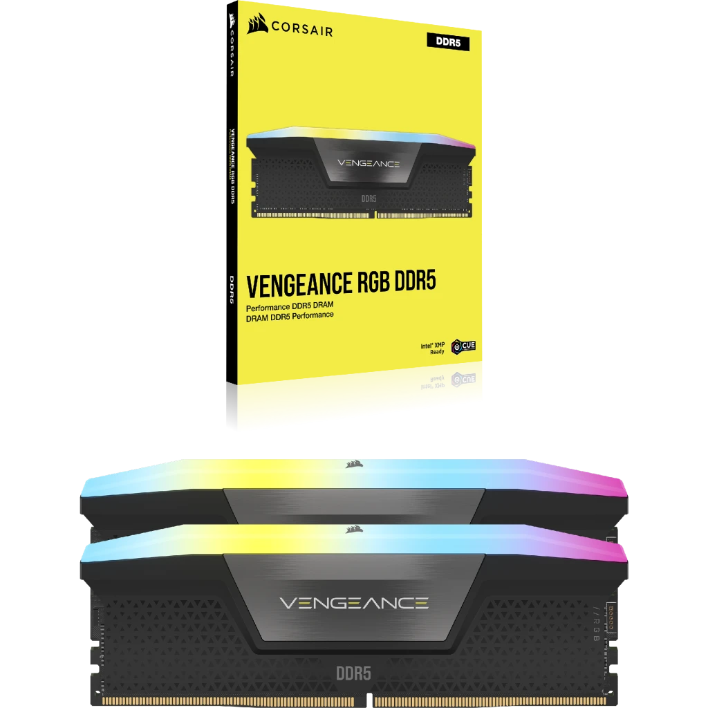 Corsair Vengeance RGB 2 x 16GB DDR5 C36 6000Mhz (Black)