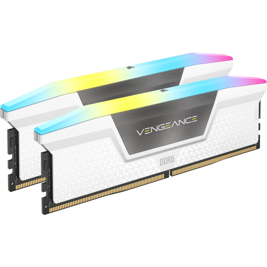 Corsair Vengeance RGB 2 x 16GB DDR5 C36 6000Mhz (White)