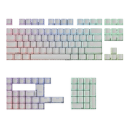 XVX Prism Refraction 130 Keycap Set (White)