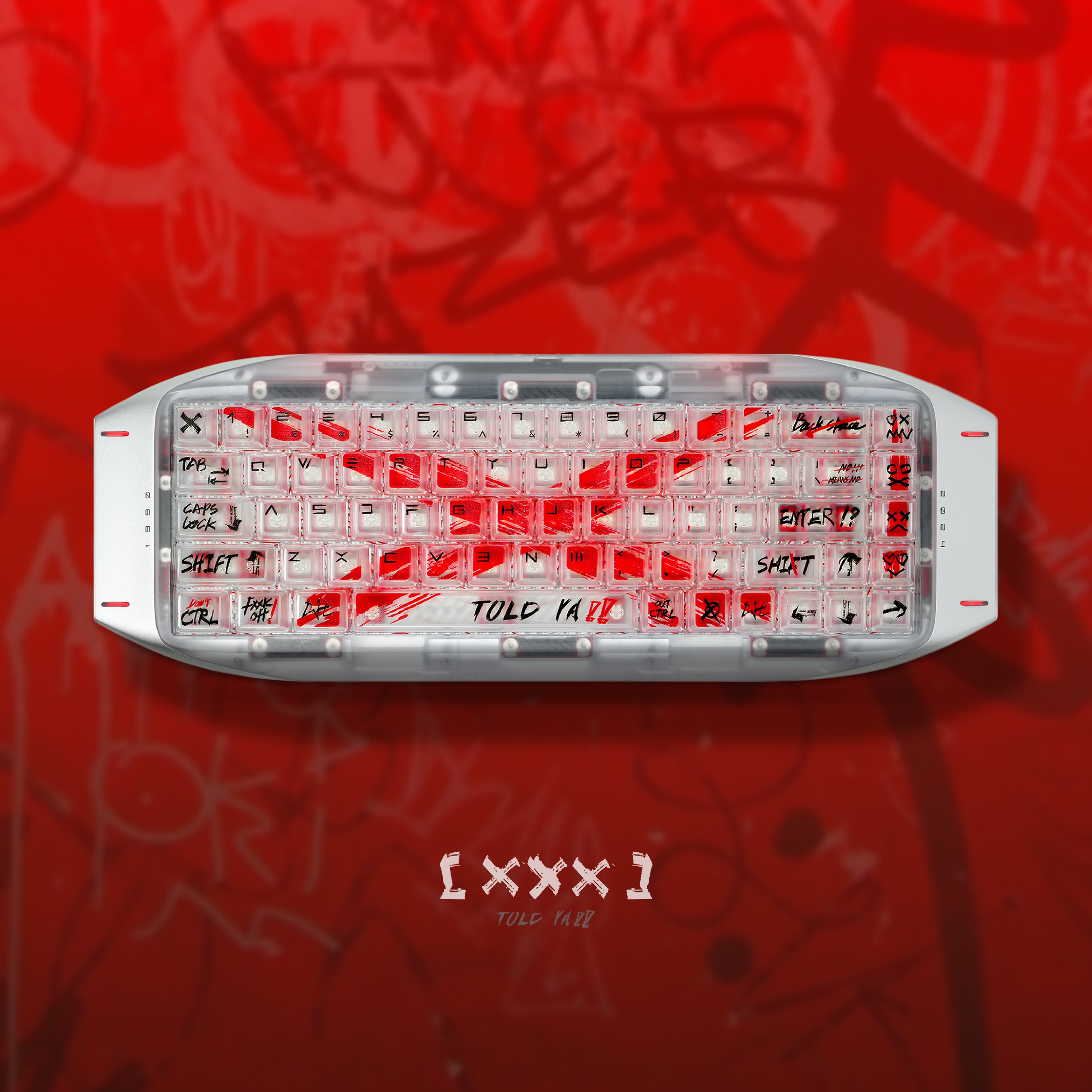 KeyTok XXX (Red - 68% Keyboard)