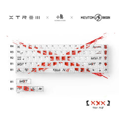 KeyTok XXX (Red - 68% Keyboard)