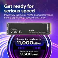 Crucial P510 1TB Gen5 NVME