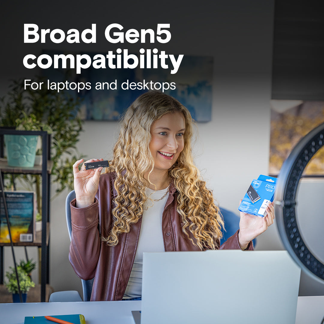 Crucial P510 1TB Gen5 NVME