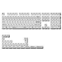 XVX Cat Eye MAX 136 Keycap Set (White)