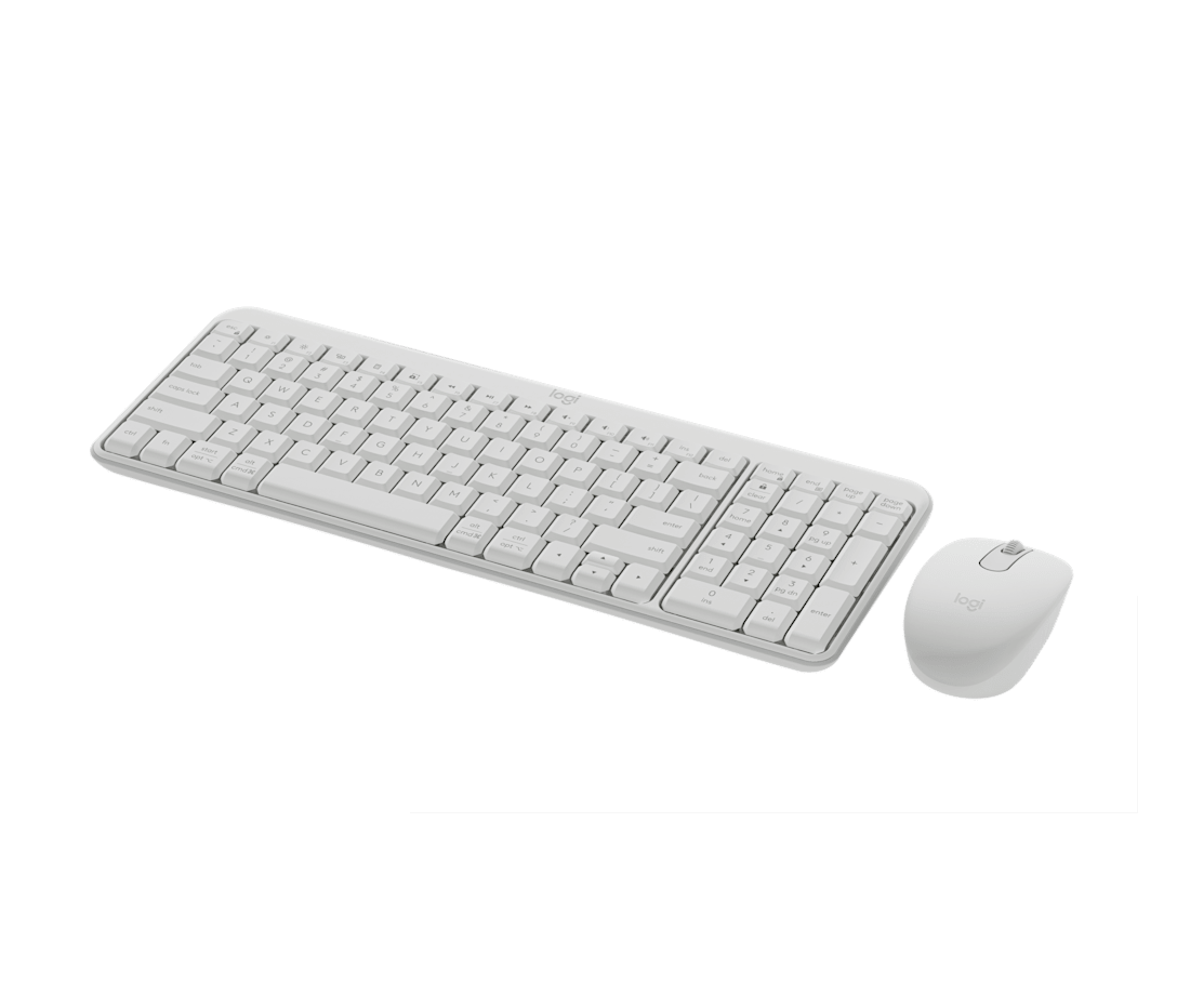 Logitech MK250 Compact Wireless Combo (White)
