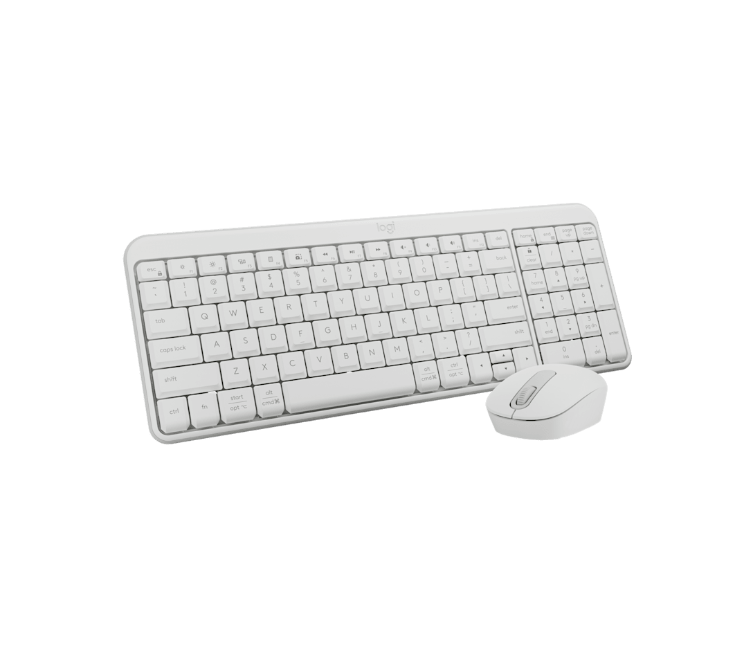 Logitech MK250 Compact Wireless Combo (White)