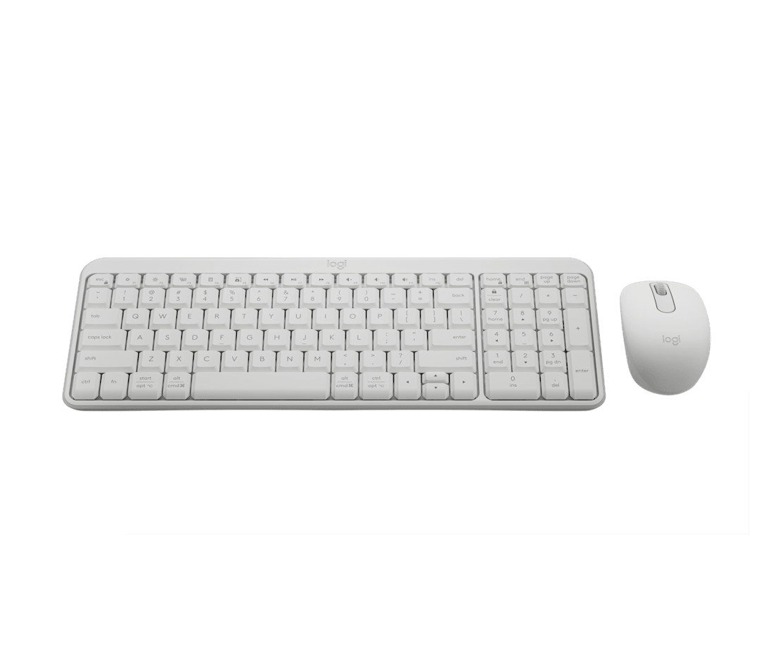 Logitech MK250 Compact Wireless Combo (White)
