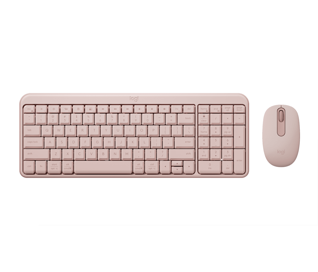 Logitech MK250 Compact Wireless Combo (Rose)