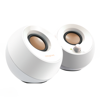 Creative Pebble Modern 2.0 USB Speaker (White)