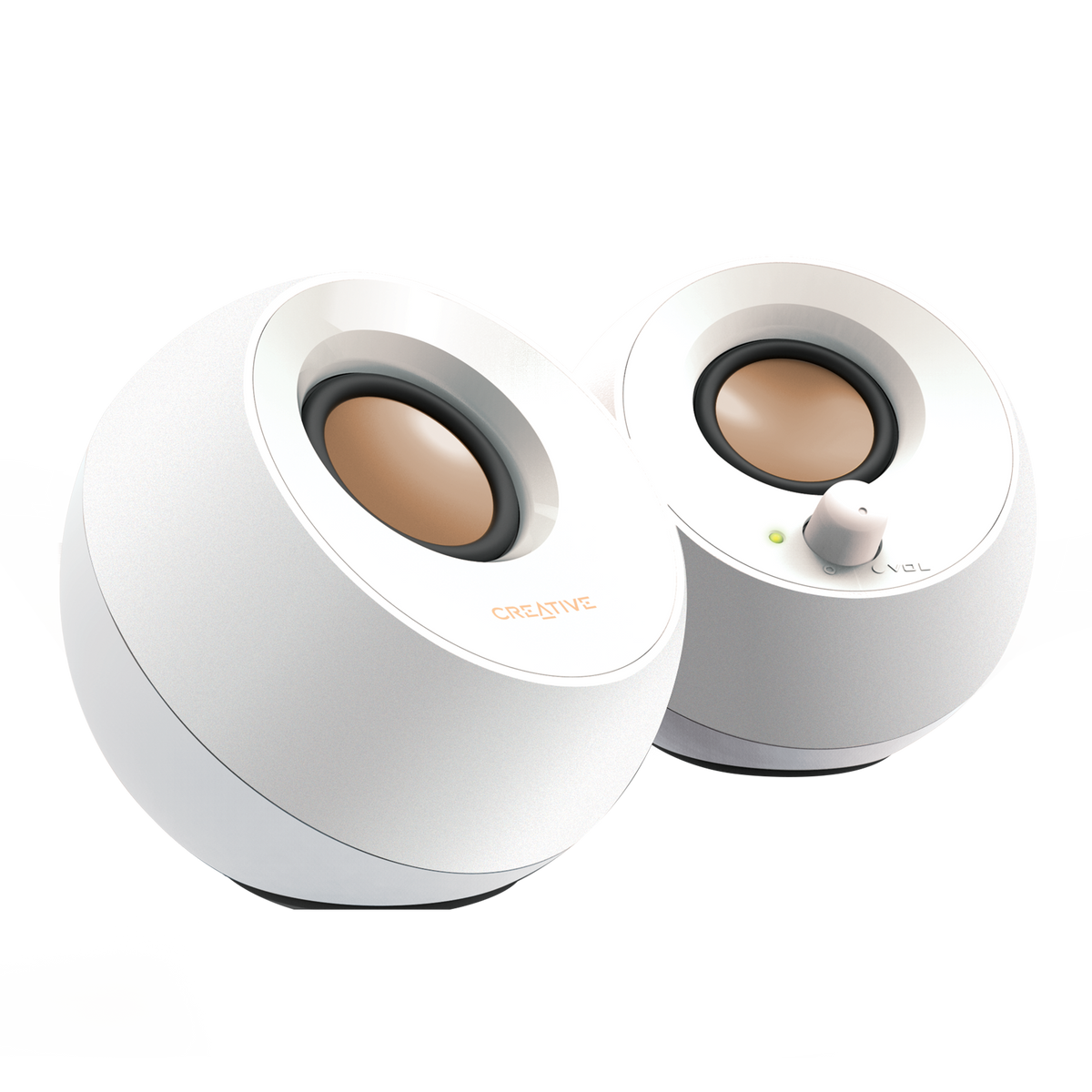 Creative Pebble Modern 2.0 USB Speaker (White)
