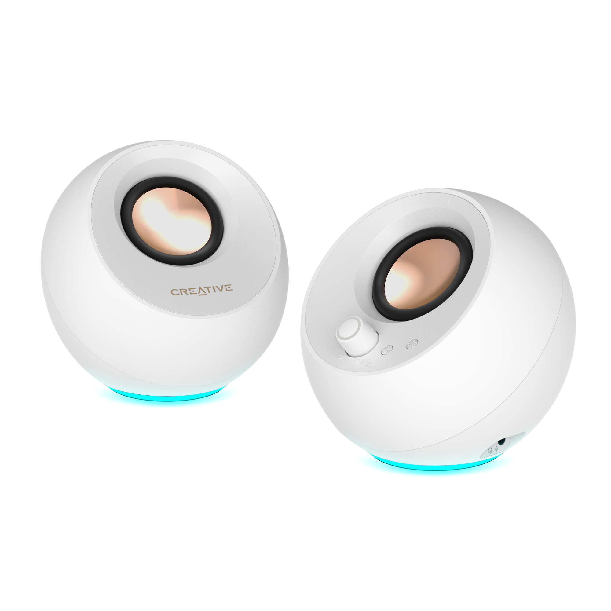 Creative Pebble Pro Speaker (White)