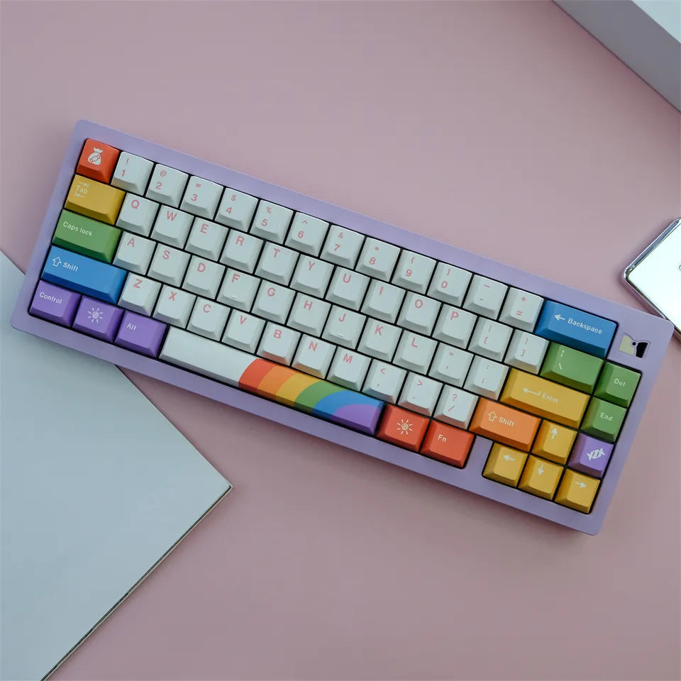 Rainbow Keycaps (Cherry Profile)
