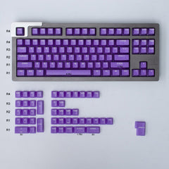 OEM Translucent Keycaps Purple (Cherry Profile)