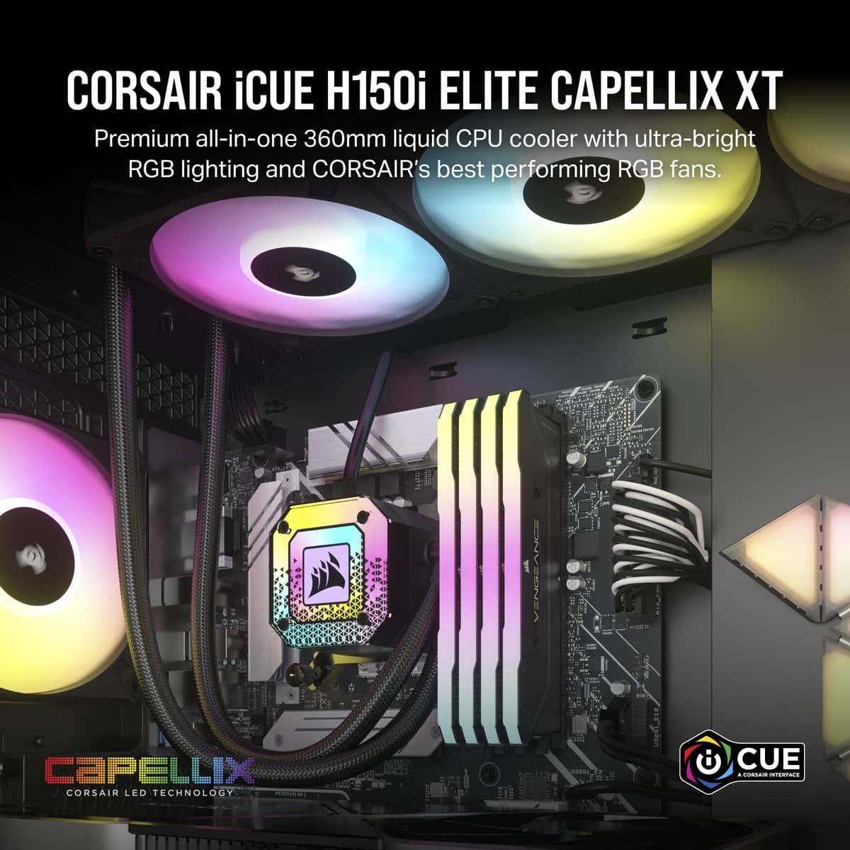 Corsair iCUE H150i Elite Capellix XT (Black)