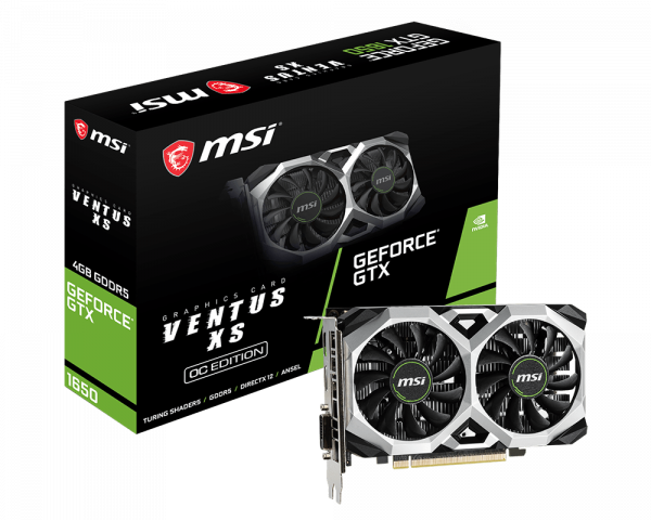 MSI GTX 1650 D6 Ventus XS OC